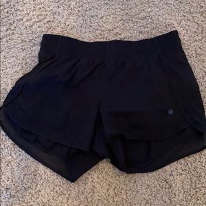 Black Athleta shorts